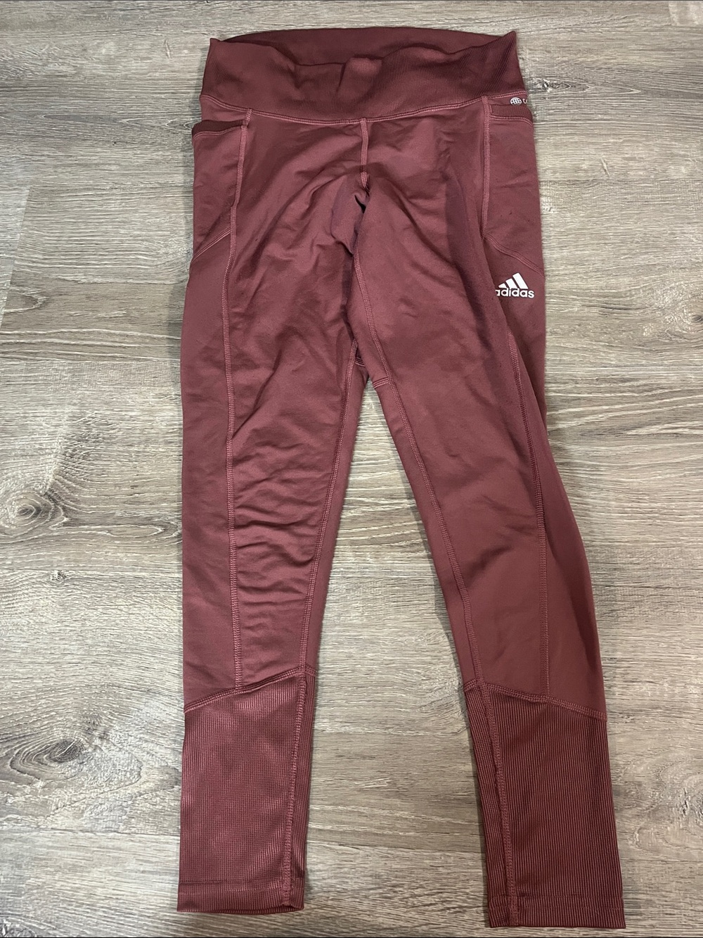 adidas Maroon Women’s Athletic Leggings